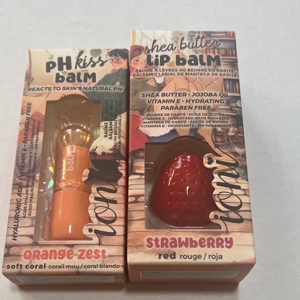 Shea Butter Lip Balm - Orange Zest and Strawberry